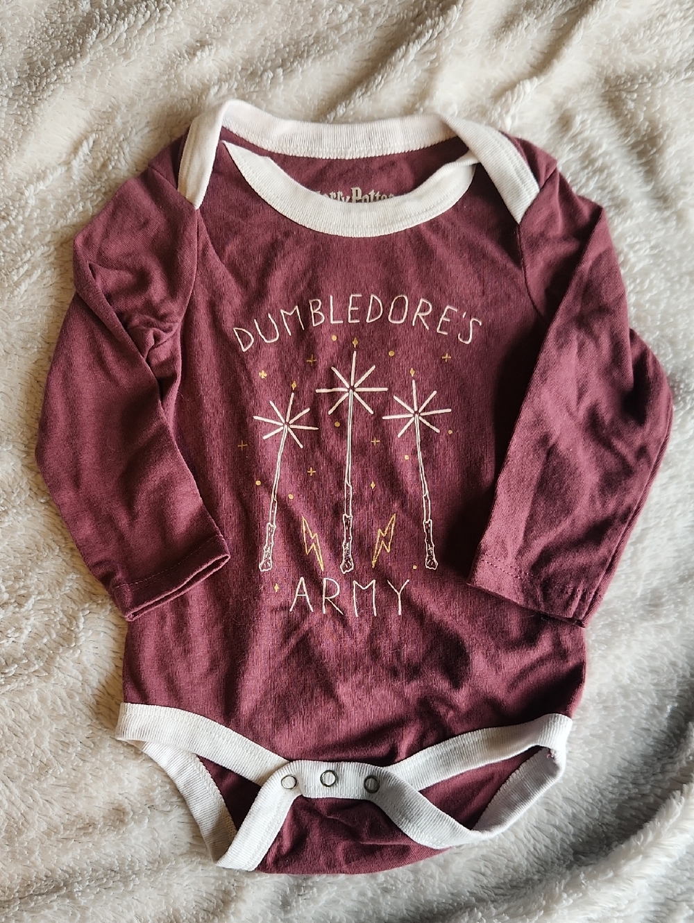 Harry Potter Long Sleeve Bodysuit Bundle - Picture 8 of 14